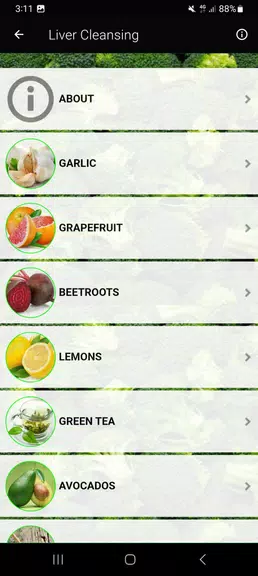 Top Liver Cleansing Superfoods Schermafbeelding 0