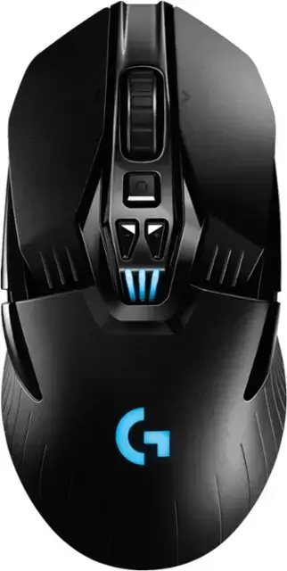 Logitech - G903 LightSpeed ​​draadloze optische gaming ambidextere muis met RGB -verlichting - draadloos - zwart