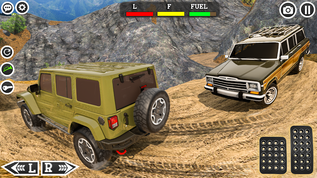 4x4 Mountain Climb Car Games 螢幕截圖 2