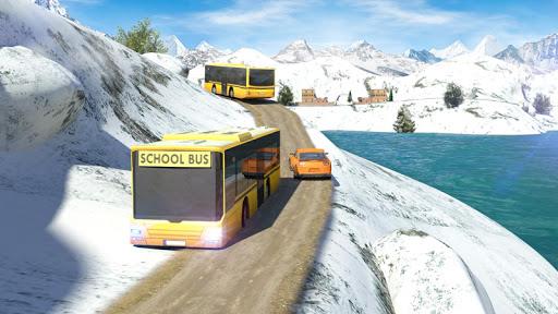 School Bus: Up Hill Driving ภาพหน้าจอ 0