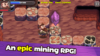 Mine Quest 2: RPG Mining Game ဖန်သားပြင်ဓာတ်ပုံ 0