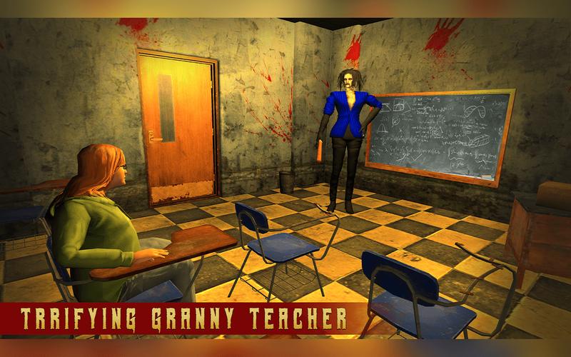 Terrifying Teacher Granny Game Captura de tela 0
