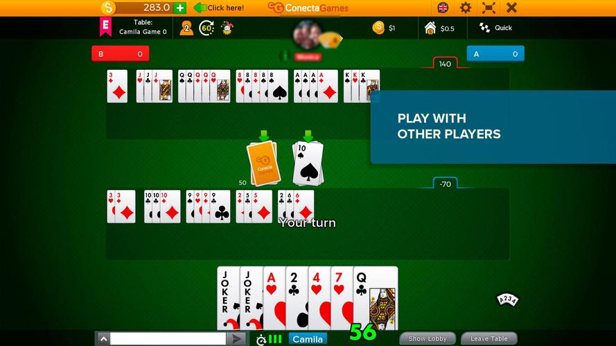 Canasta Schermafbeelding 1