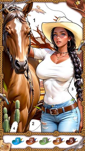 The West Coloring Games Schermafbeelding 3