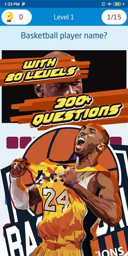 basketball player quiz Captura de pantalla 2