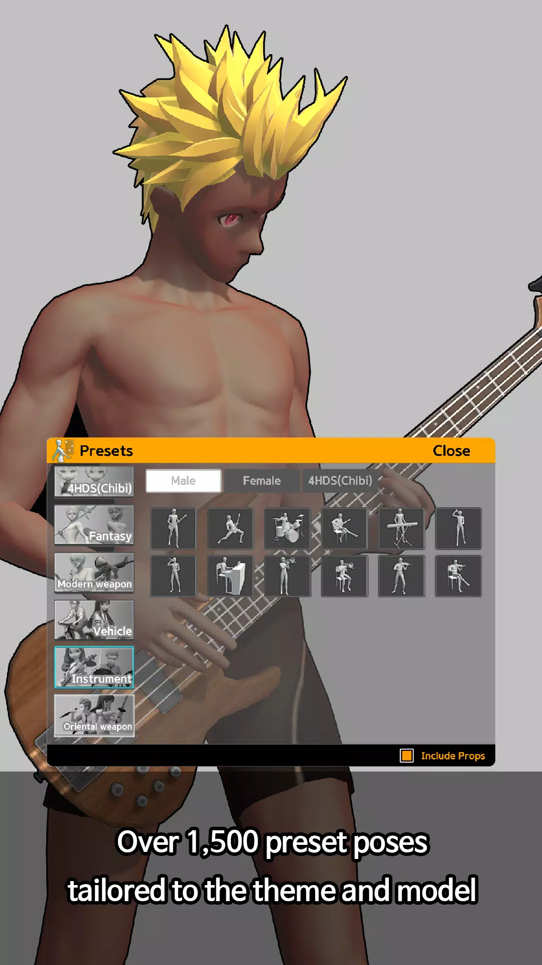 Easy Pose - 3D pose making app ภาพหน้าจอ 3