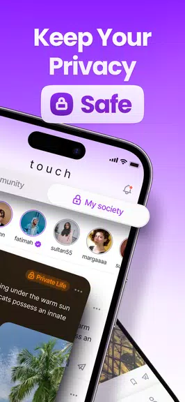 Touchapp - Meaningful Sharing স্ক্রিনশট 1