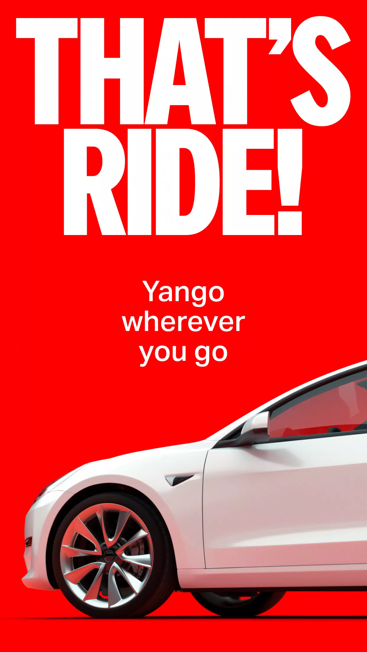 Yango — pede uma viagem na app Captura de tela 0