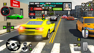 Schermata US Taxi Car Driving Games 0