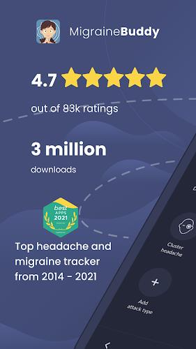 Migraine Buddy: Track Headache স্ক্রিনশট 0