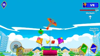 Pipa Layang Kite Flying Game 스크린샷 2