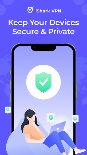 iSharkVPN - Secure & Super Vpn Ảnh chụp màn hình 0