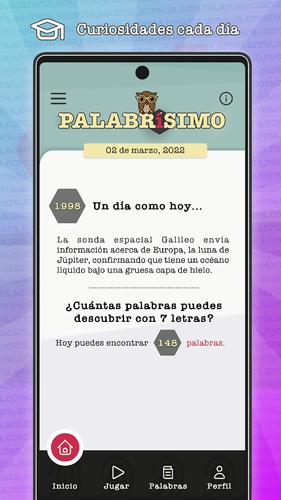 PALABRÍSIMO: busca palabras Ekran Görüntüsü 3