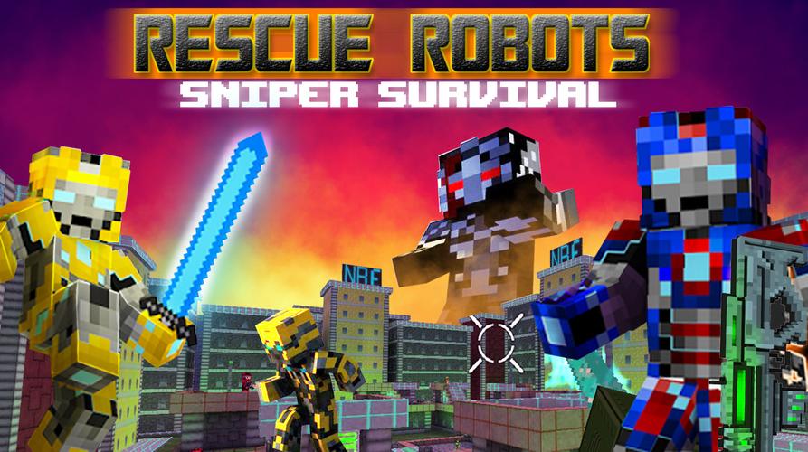 Rescue Robots Sniper Survival 스크린샷 0