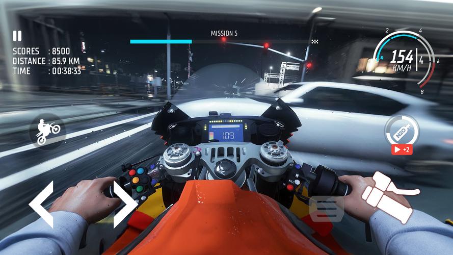 Traffic Bike: Driving City 3D Captura de pantalla 2