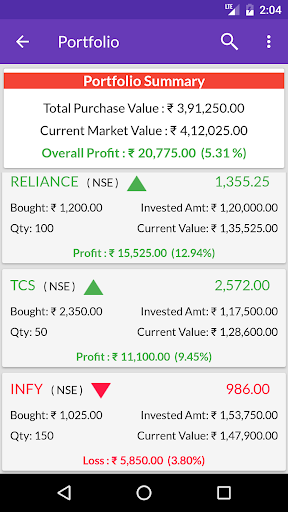 NSE BSE Indian Stock Quotes - Live Market Prices Captura de tela 1