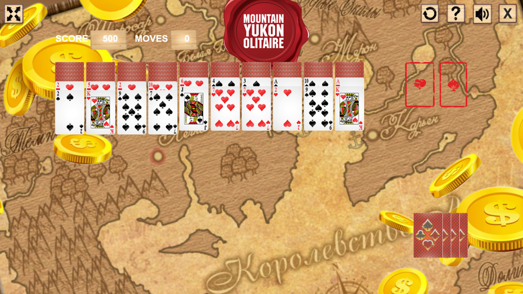 Mountain Yukon Solitaire Ekran Görüntüsü 2
