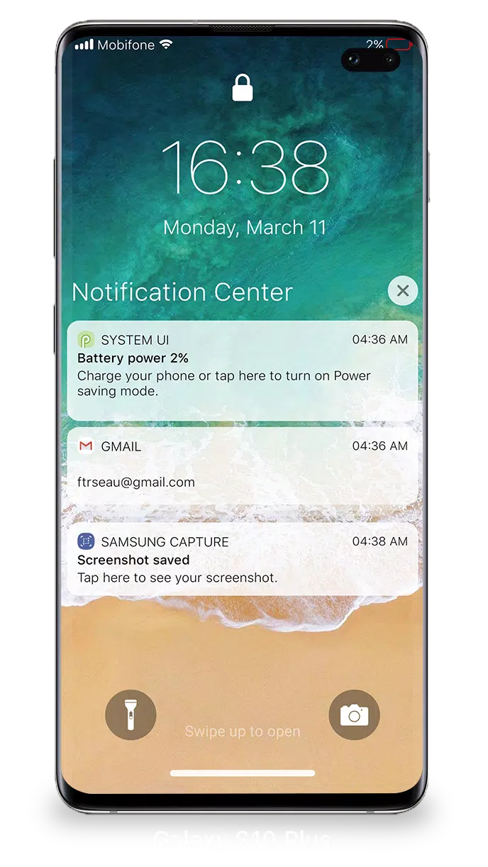 Lock Screen iOS 15 ဖန်သားပြင်ဓာတ်ပုံ 3