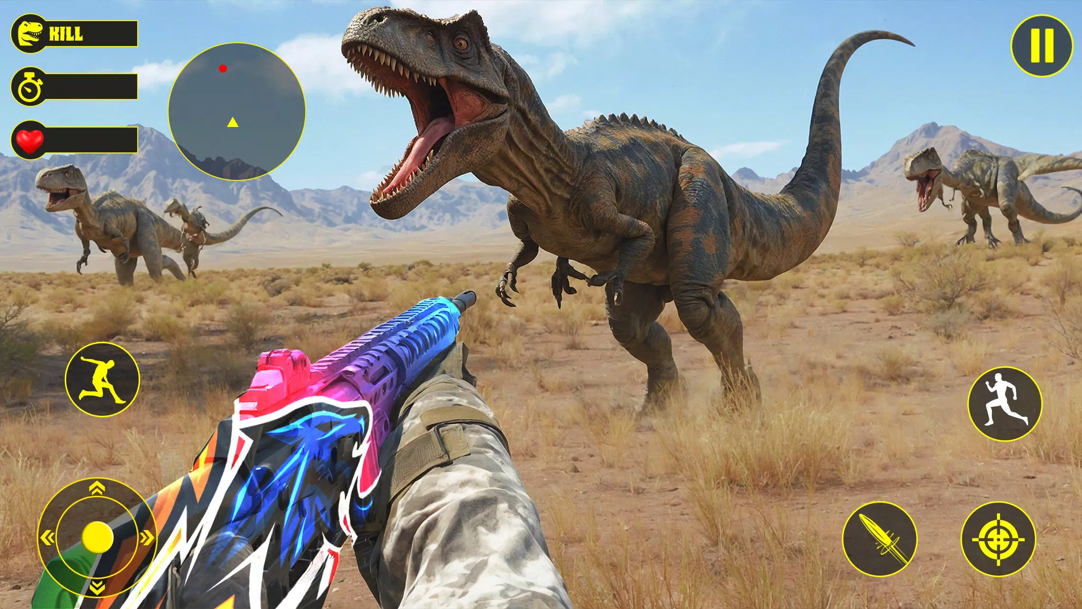 Deadly Dino Survival Simulator Captura de tela 1