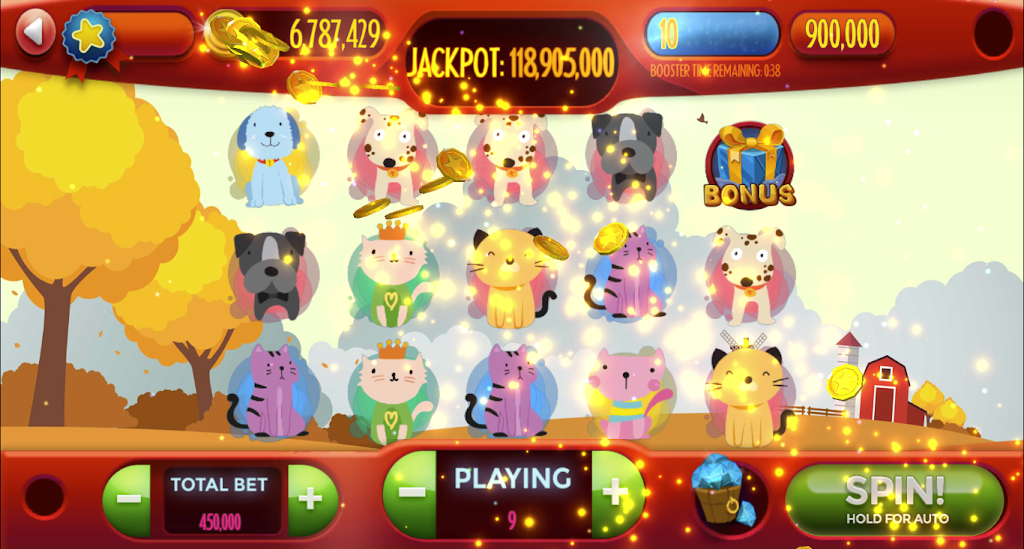 Schermata Dog-Cat Free Slot Machine Game Online 0