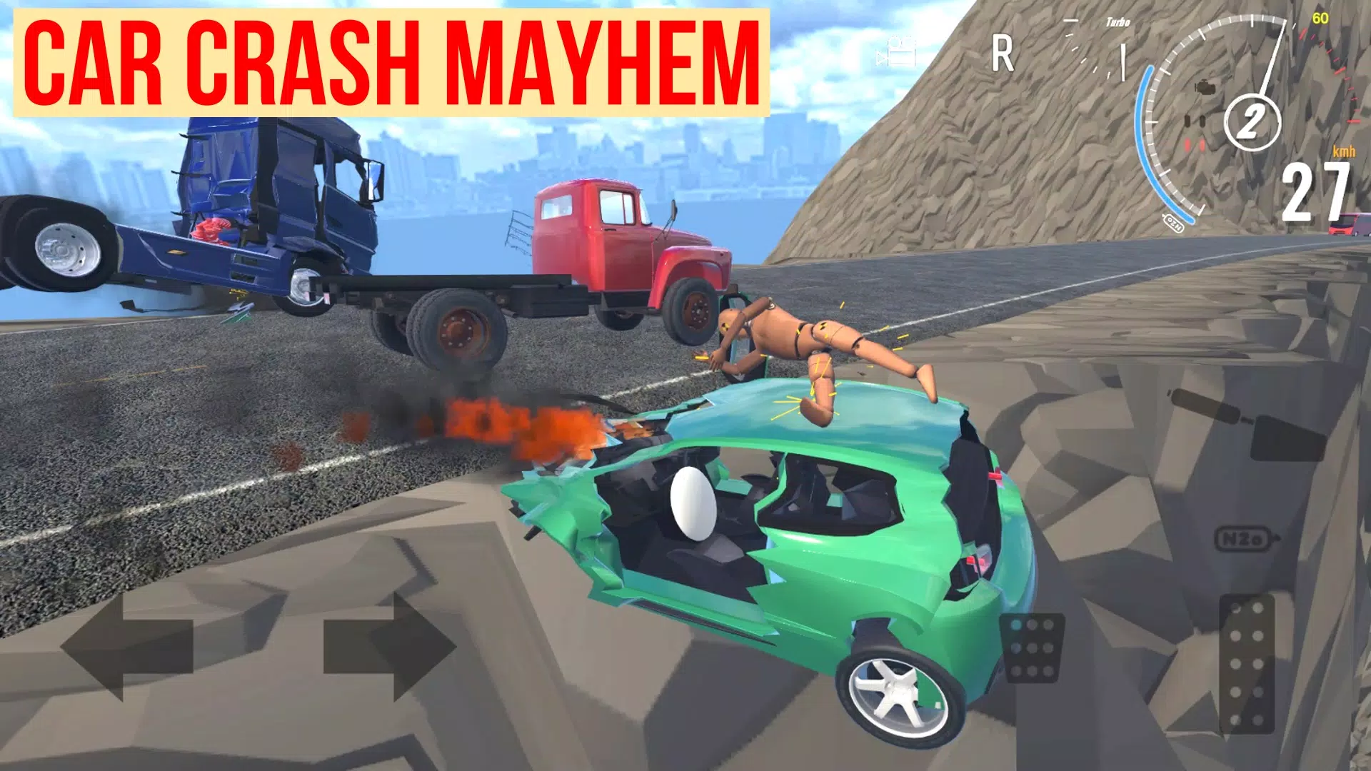 Car Crash Mayhem Captura de pantalla 1