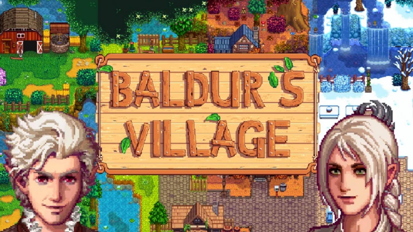 Baldurs Dorf: Ein von Fans hergestelltes Crossover, das das Stredew Valley und Baldur's Gate 3 zusammenbringt