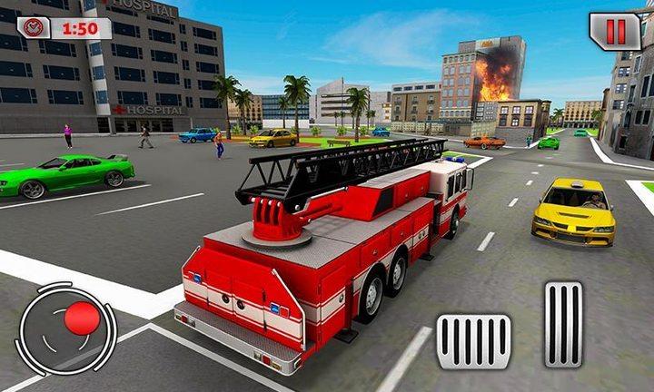 Fire Truck Games: Robot Games ဖန်သားပြင်ဓာတ်ပုံ 3