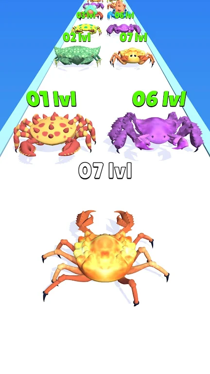 Crab Evolution Run ภาพหน้าจอ 1