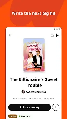 Wattpad - Read & Write Stories Tangkapan skrin 3