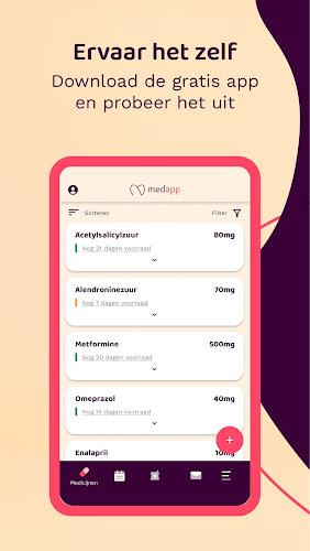 Schermata MedApp: jouw medicijnapp 1