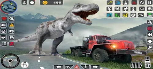 Dino Transporter Truck Games ဖန်သားပြင်ဓာတ်ပုံ 2