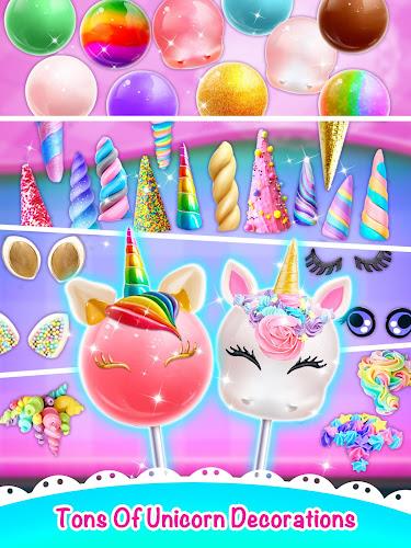 Unicorn Cake Pop - Sweet Food 螢幕截圖 3