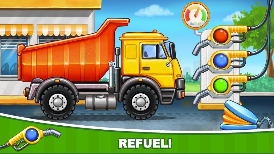 Car games Bulldozer for kids 5 スクリーンショット 1