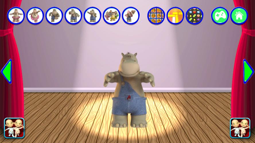 Talking Hippo Rock Скриншот 2
