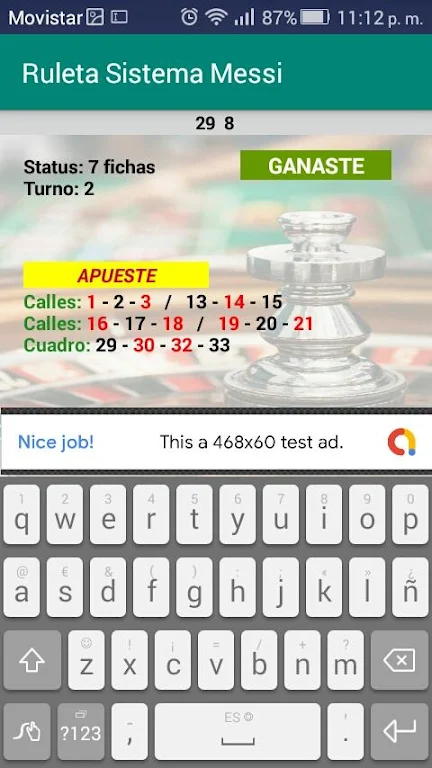 Roulette Messi System Captura de tela 2