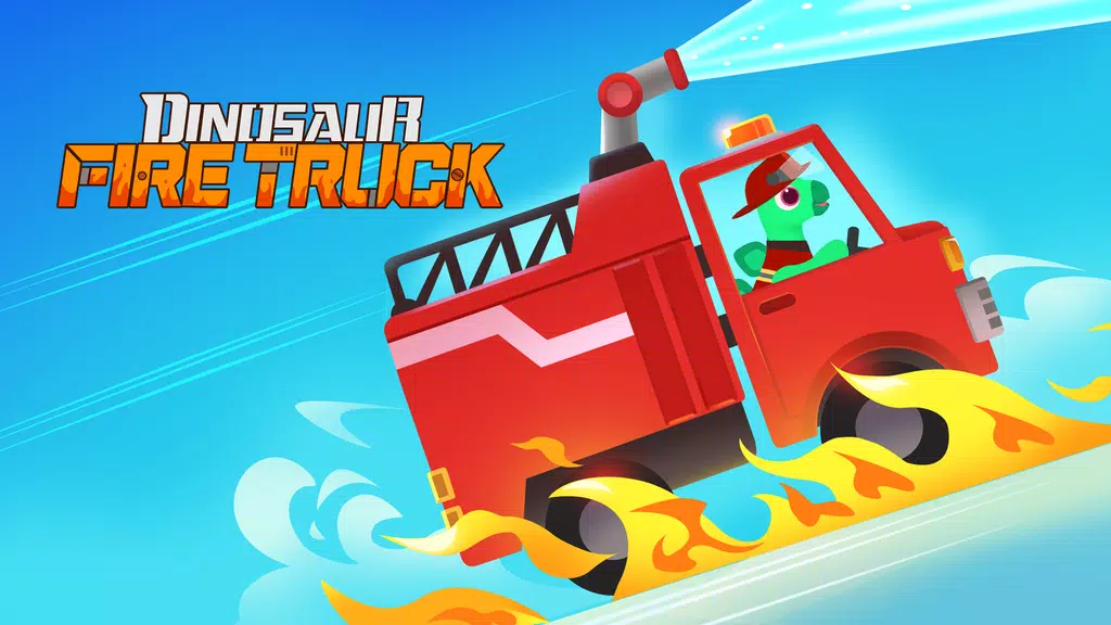 Dinosaur Fire Truck: for kids ภาพหน้าจอ 0