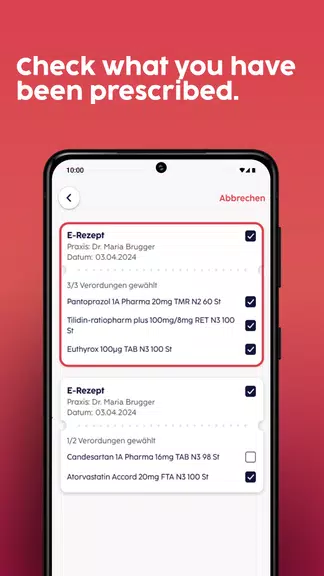 gesund.de - E-Prescription App ဖန်သားပြင်ဓာတ်ပုံ 2