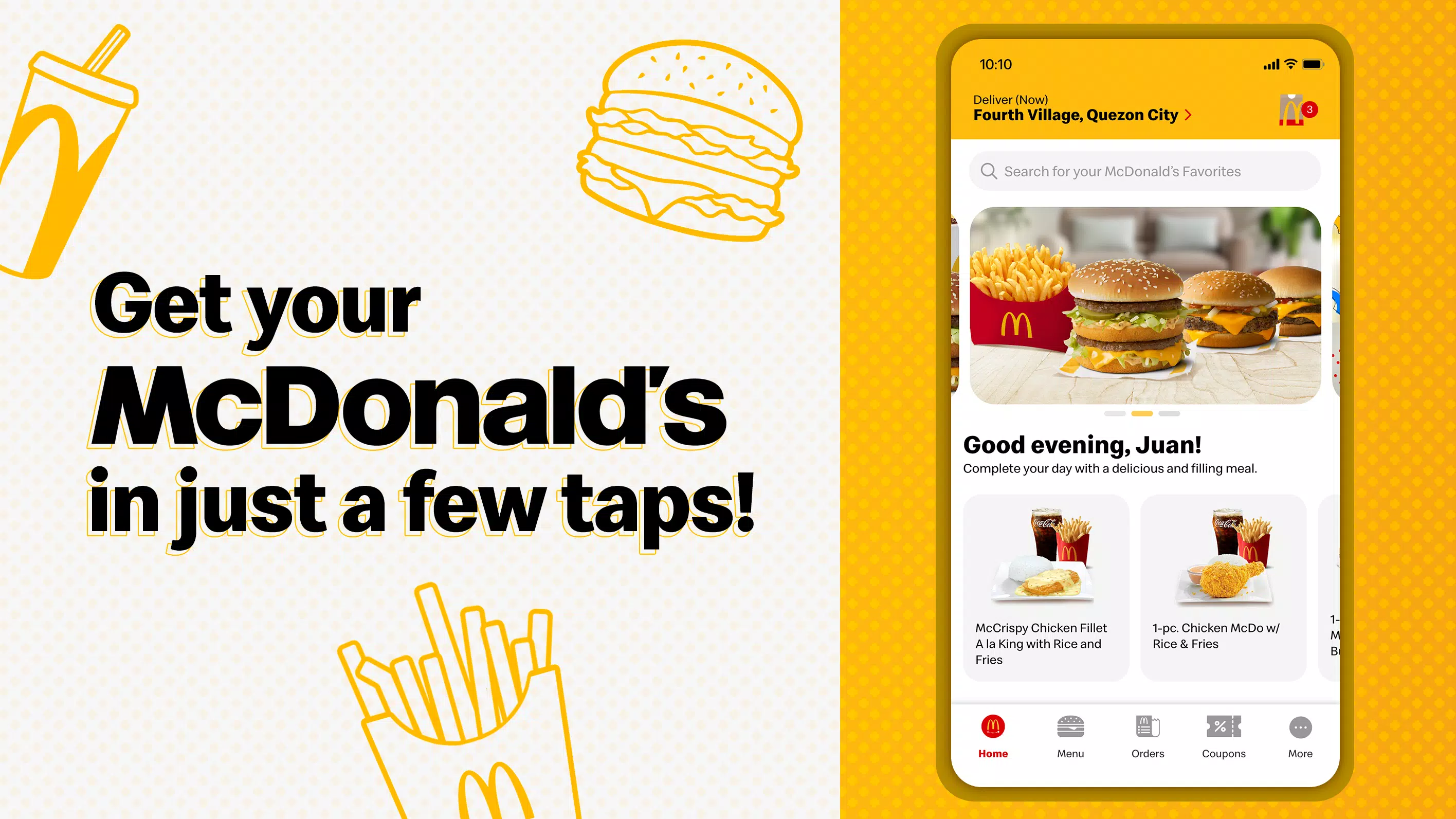 McDelivery PH Zrzut ekranu 0