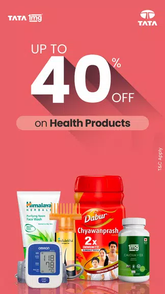 TATA 1mg Online Healthcare App スクリーンショット 2