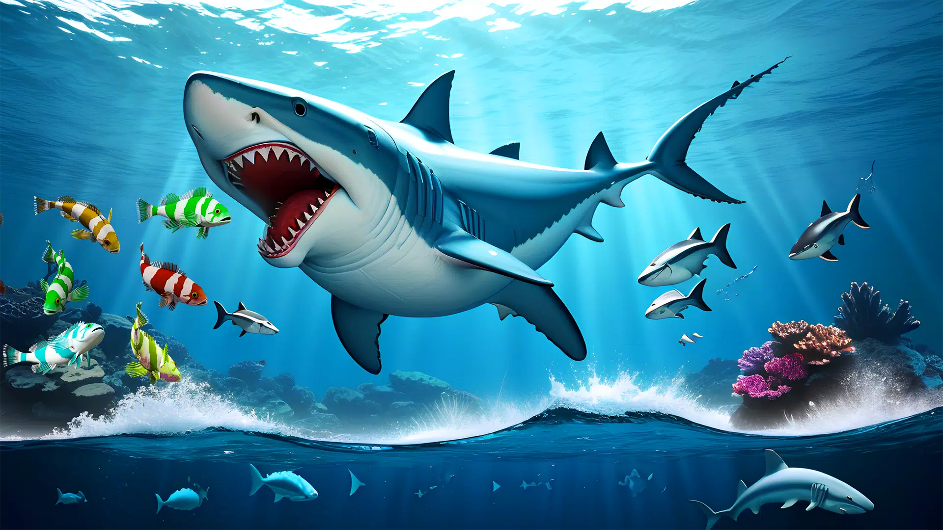 Shark Attack Games Offline Screenshot 2