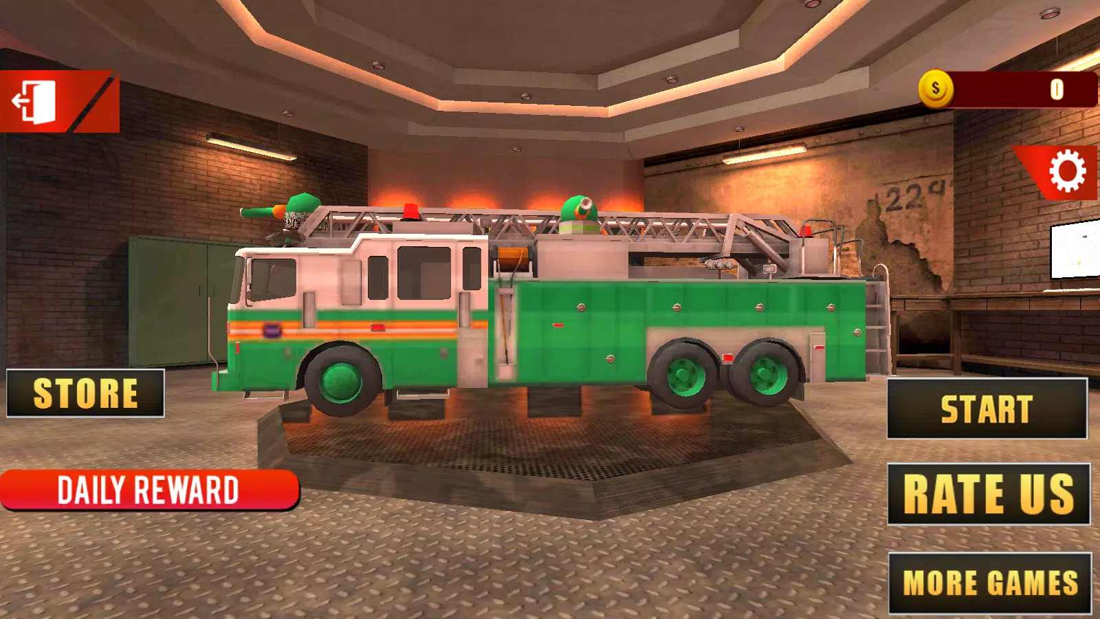 Fire Truck Simulator Rescue 螢幕截圖 3