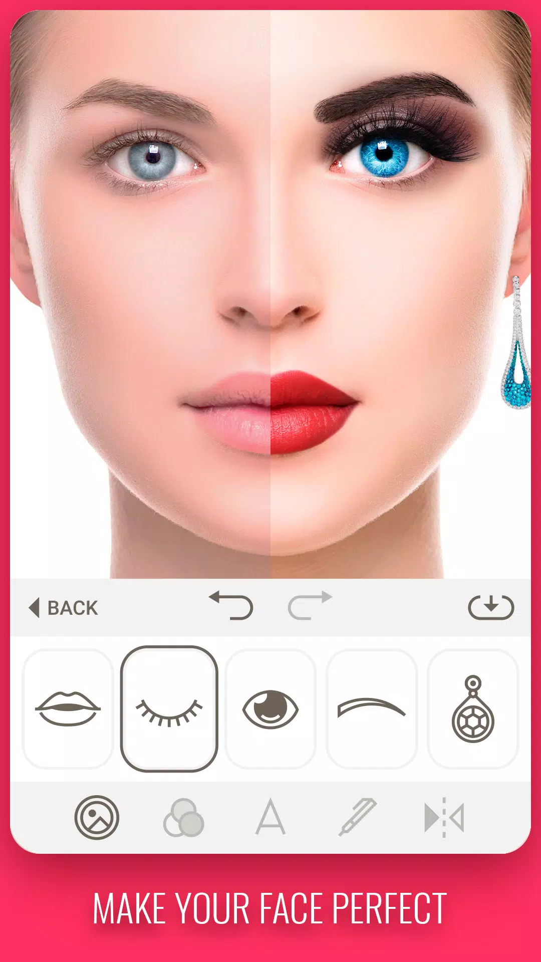 Makeup camera ဖန်သားပြင်ဓာတ်ပုံ 1