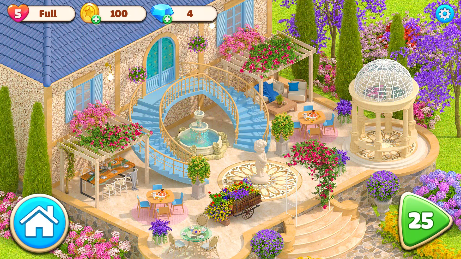 Dream Garden: Makeover Design Ekran Görüntüsü 0