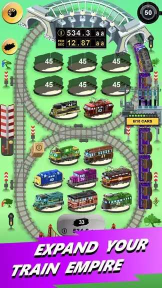 Train Merger Idle Train Tycoon 스크린샷 2