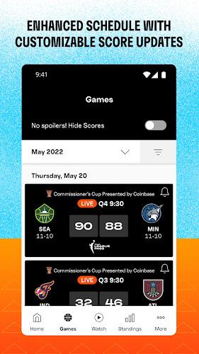 WNBA - Live Games & Scores স্ক্রিনশট 3