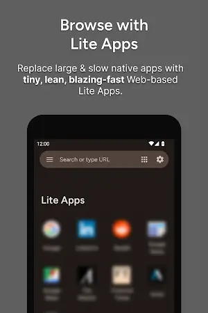 Hermit — Lite Apps Browser Ekran Görüntüsü 0