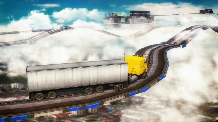 Impossible 18 Wheeler Truck Dr 스크린샷 1