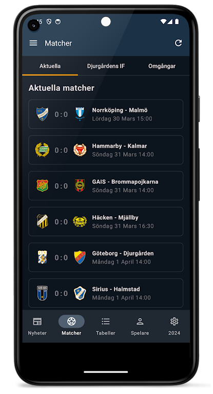 Allsvenskan 2024应用截图第3张