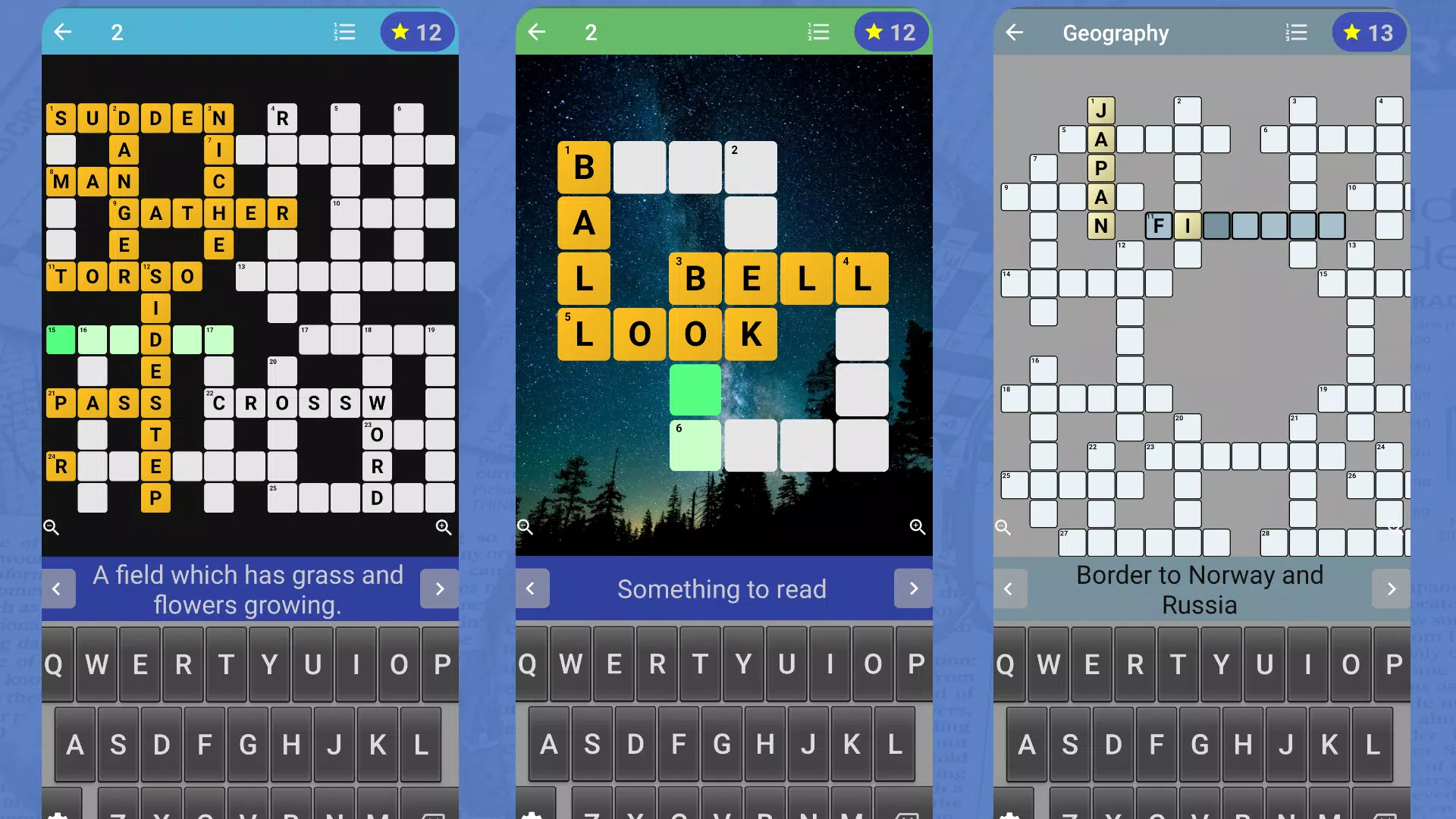 English Crossword puzzle 螢幕截圖 0