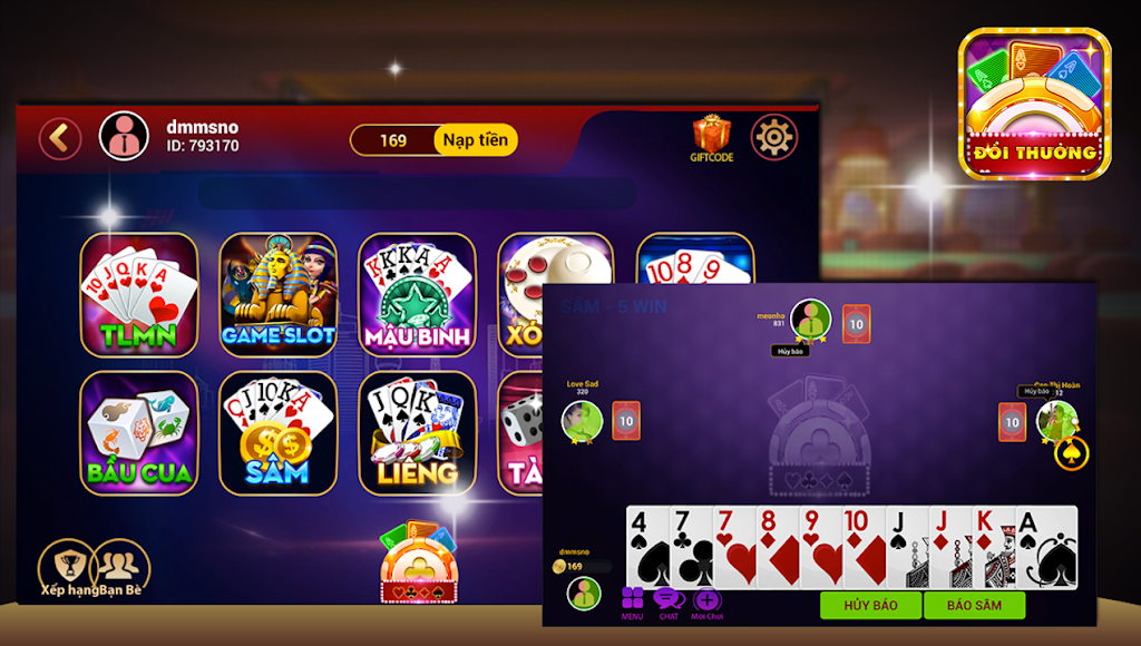 BemClub game danh bai doi thuong Ảnh chụp màn hình 0